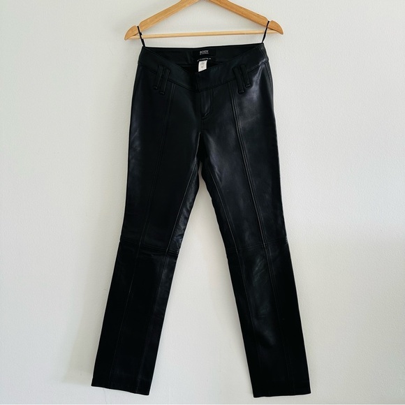 BODY by Victoria Secret Leather Pants The Christie Fit Sz 0 - Picture 1 of 8